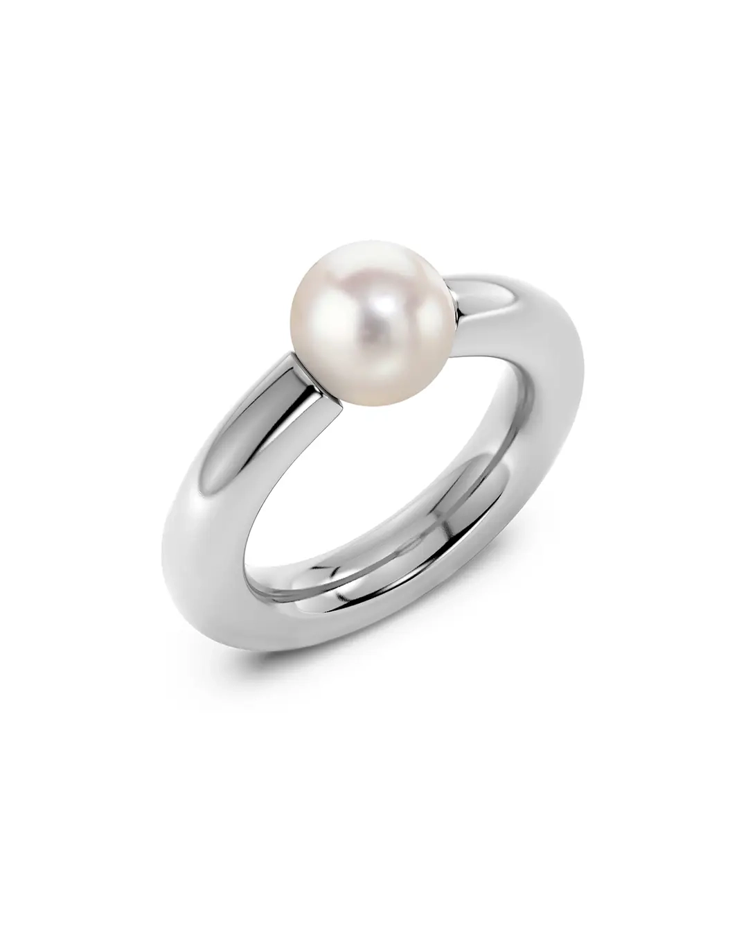 Edblad - Modernist Pearl Ring Steel