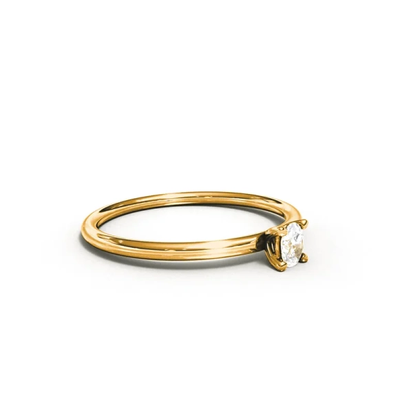Aure 5D Guld - Vigsel- & förlovningsringar - Schalins - Fri storleksändring* - Nordic Spectra