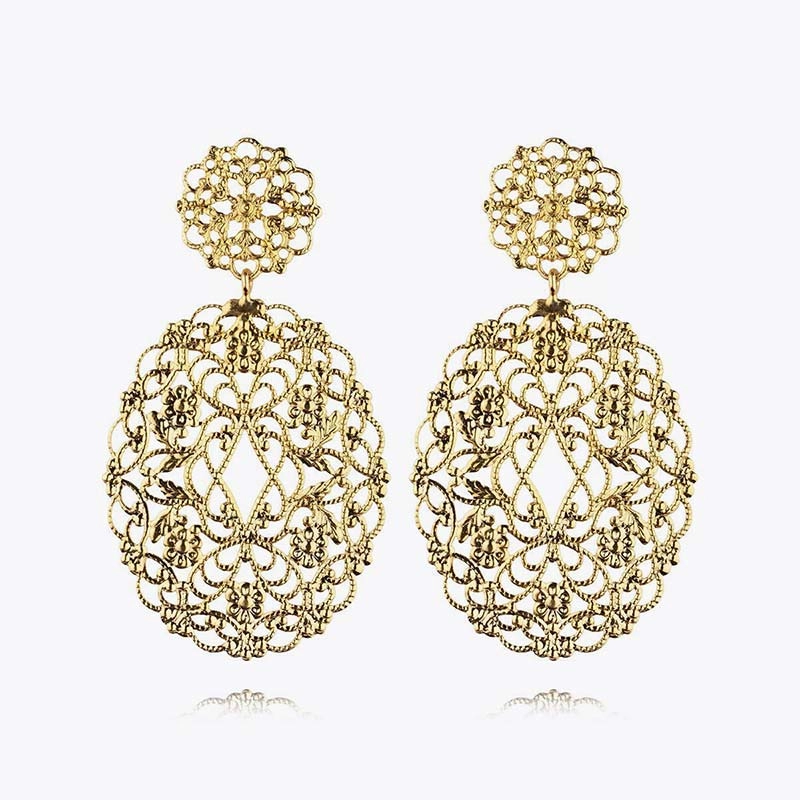 Caroline Svedbom - Zandra Earring Gold Metal