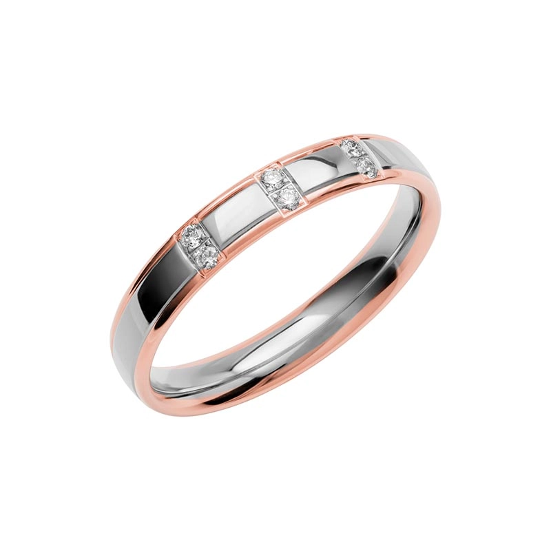 Schalins - Color Of Love SR4001 0.06 ct RosĆ©guld/Vitguld