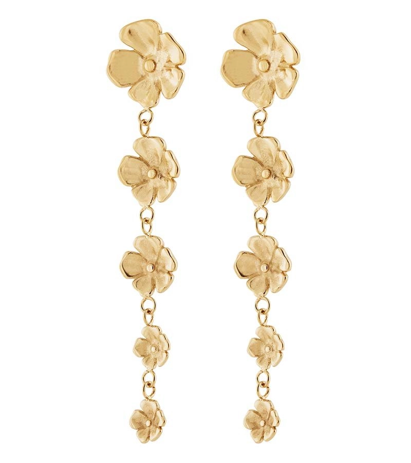 Edblad - Floral Earrings Gold