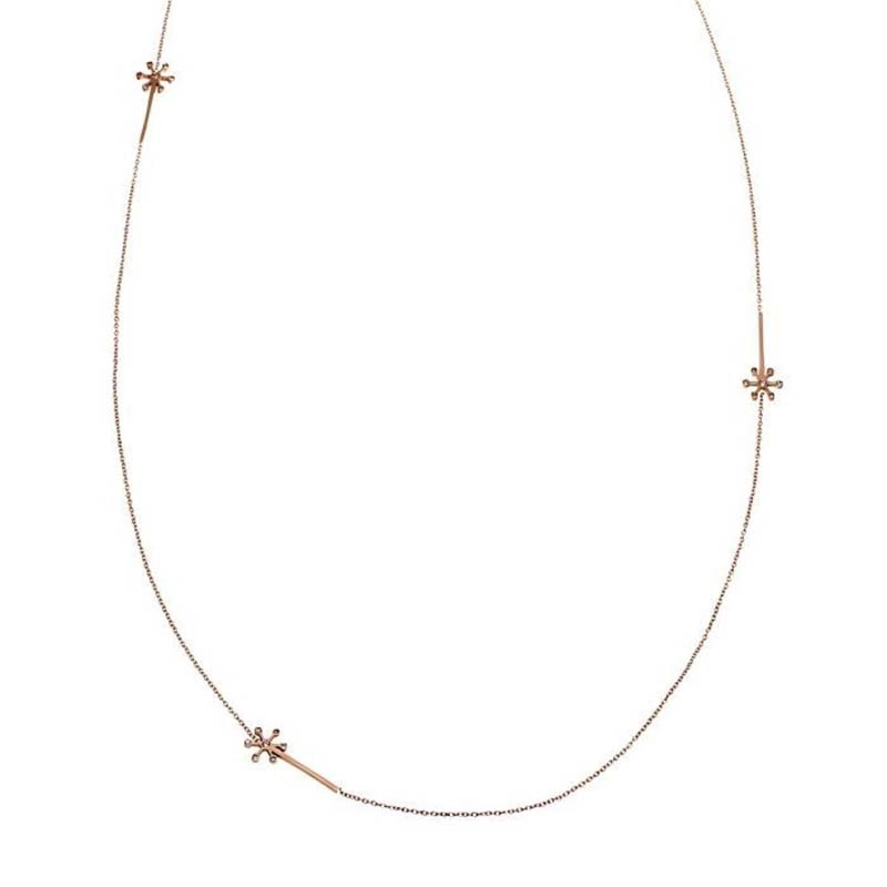 Edblad - Dandelion Necklace Multi Rose Gold
