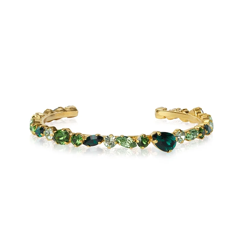 Caroline Svedbom - Antonia Bangle Gold Green Combo