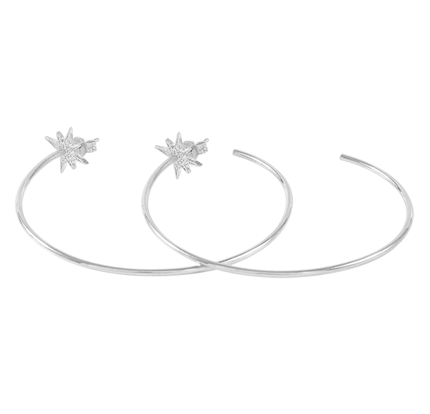 CU Jewellery - One Hoop Ear Silver