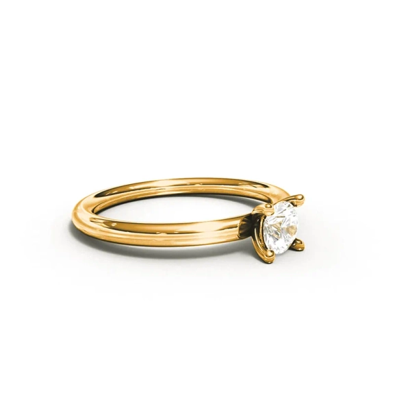 Aure 2D Guld - Vigsel- & förlovningsringar - Schalins - Fri storleksändring* - Nordic Spectra